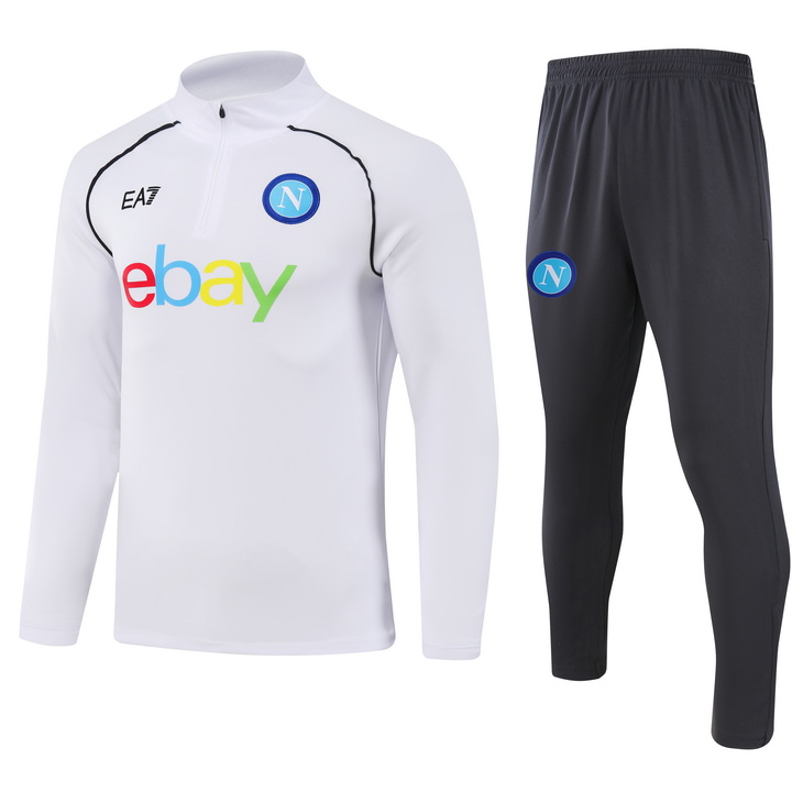 Napoli 23-24 Long Sleeve Training Set White